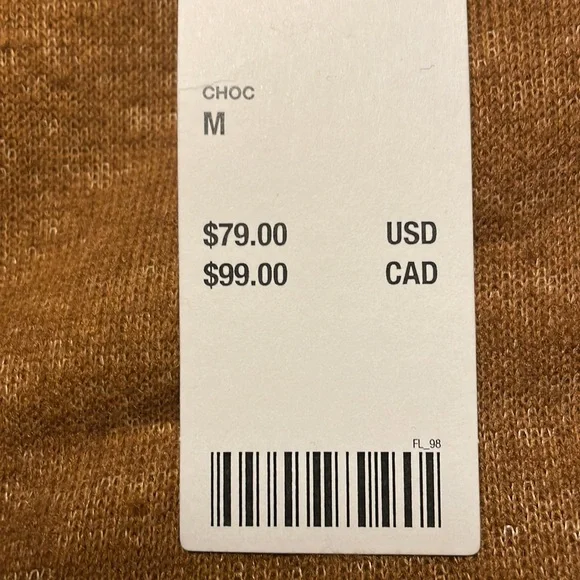 UO BDG Sherpa Fleece Brown Mens M - Picture 3 of 8